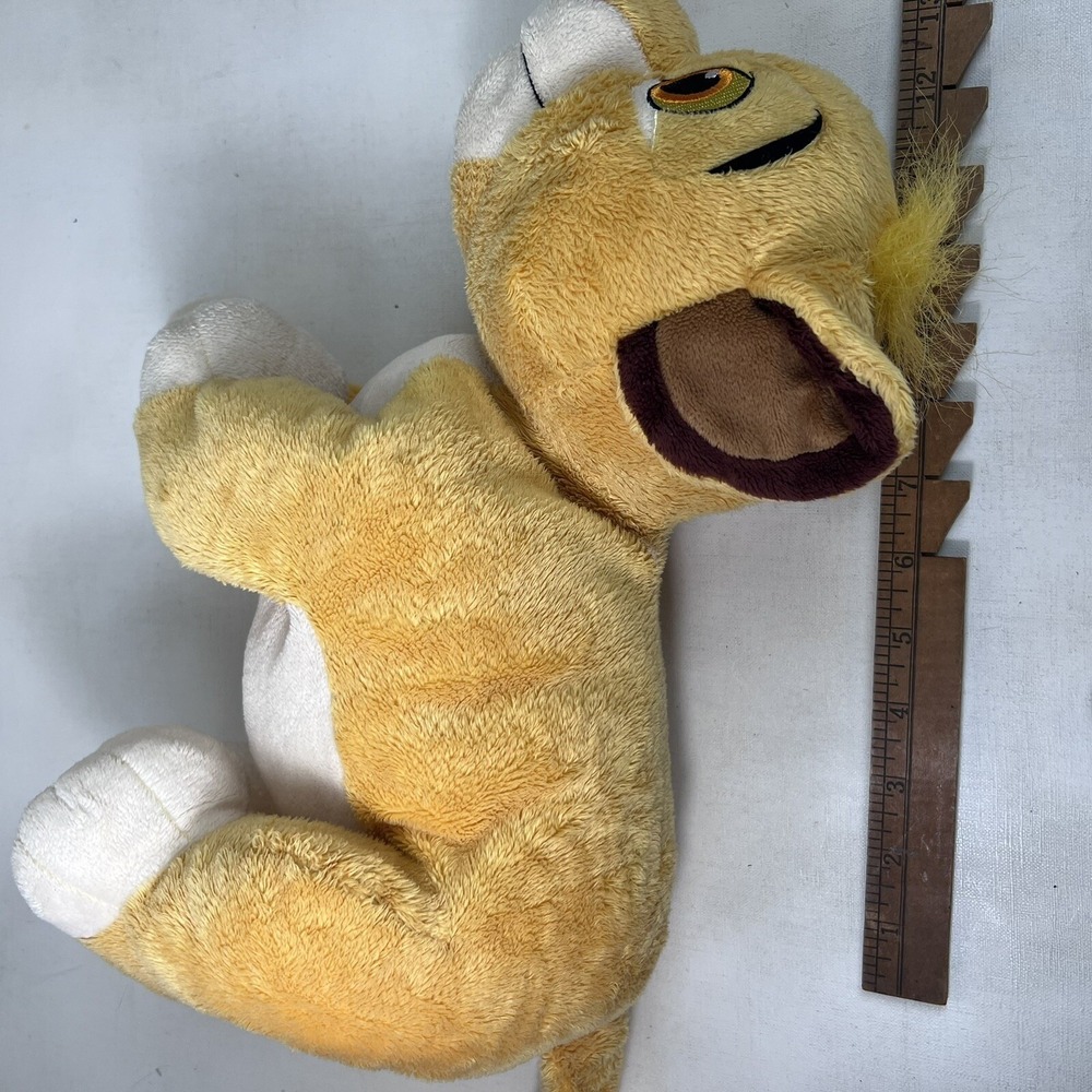 Disney Simba Plush 13" The Lion King Stuffed Animal Toy Yellow Floppy‎ Cuddly - Picture 8 of 9